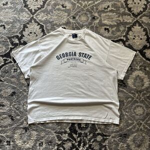 Vintage 90s white georgia state bulldogs boxy mens XL t-shirt